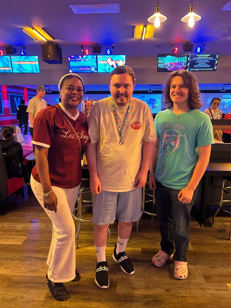 Community members enjoying outdoor activities